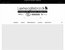 Tablet Screenshot of laerkeoglillebror.dk